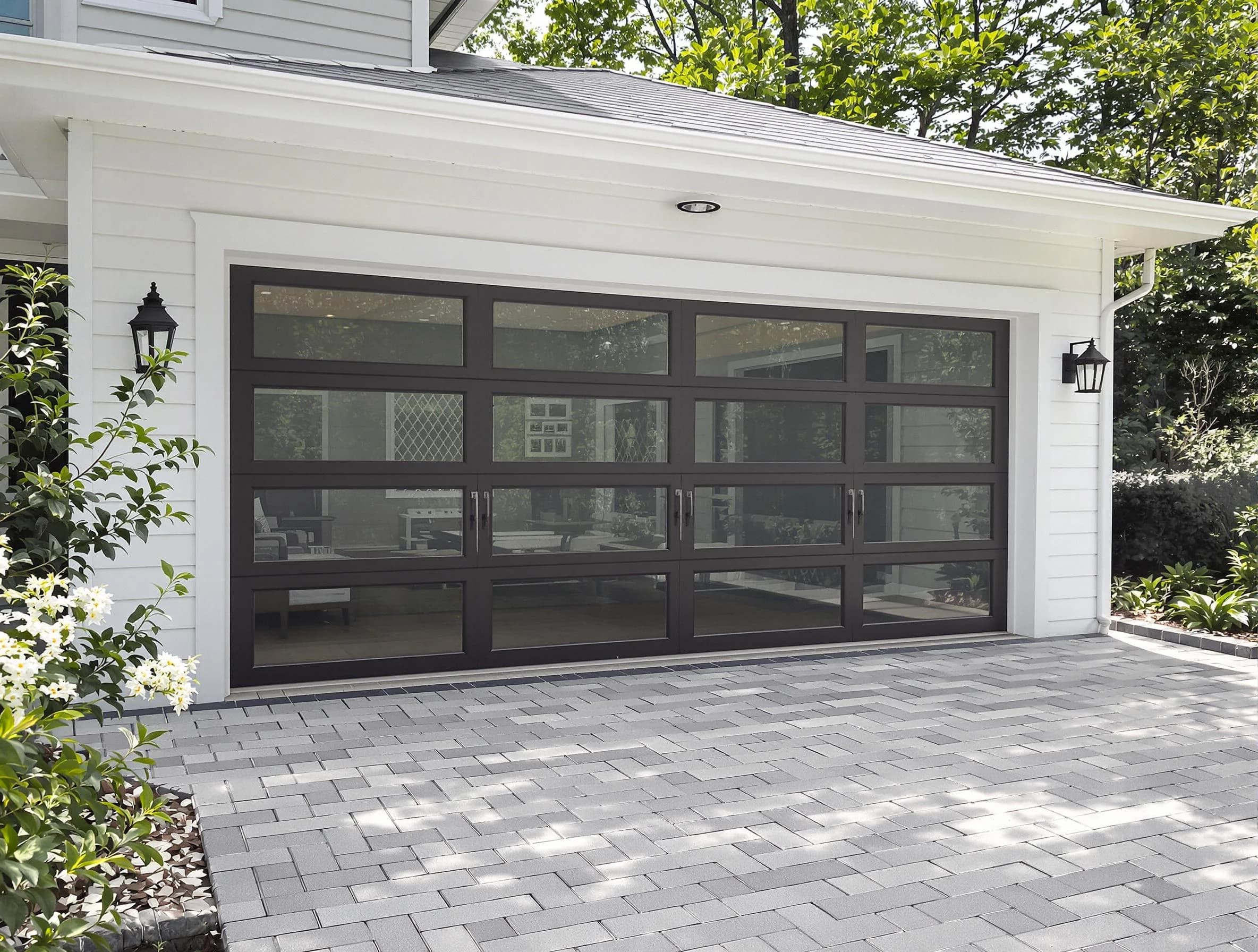 Grantsville Garage Door Repair design specialist presenting custom garage door options to Grantsville homeowner
