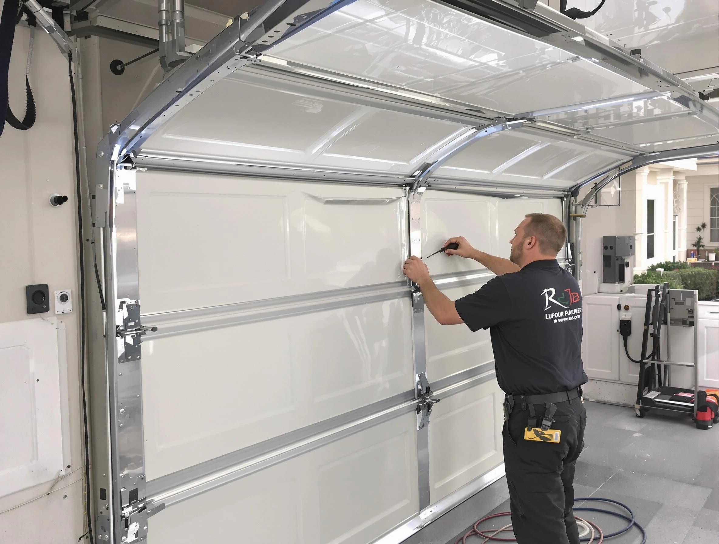 Grantsville Garage Door Repair professional performing panel repair in Grantsville