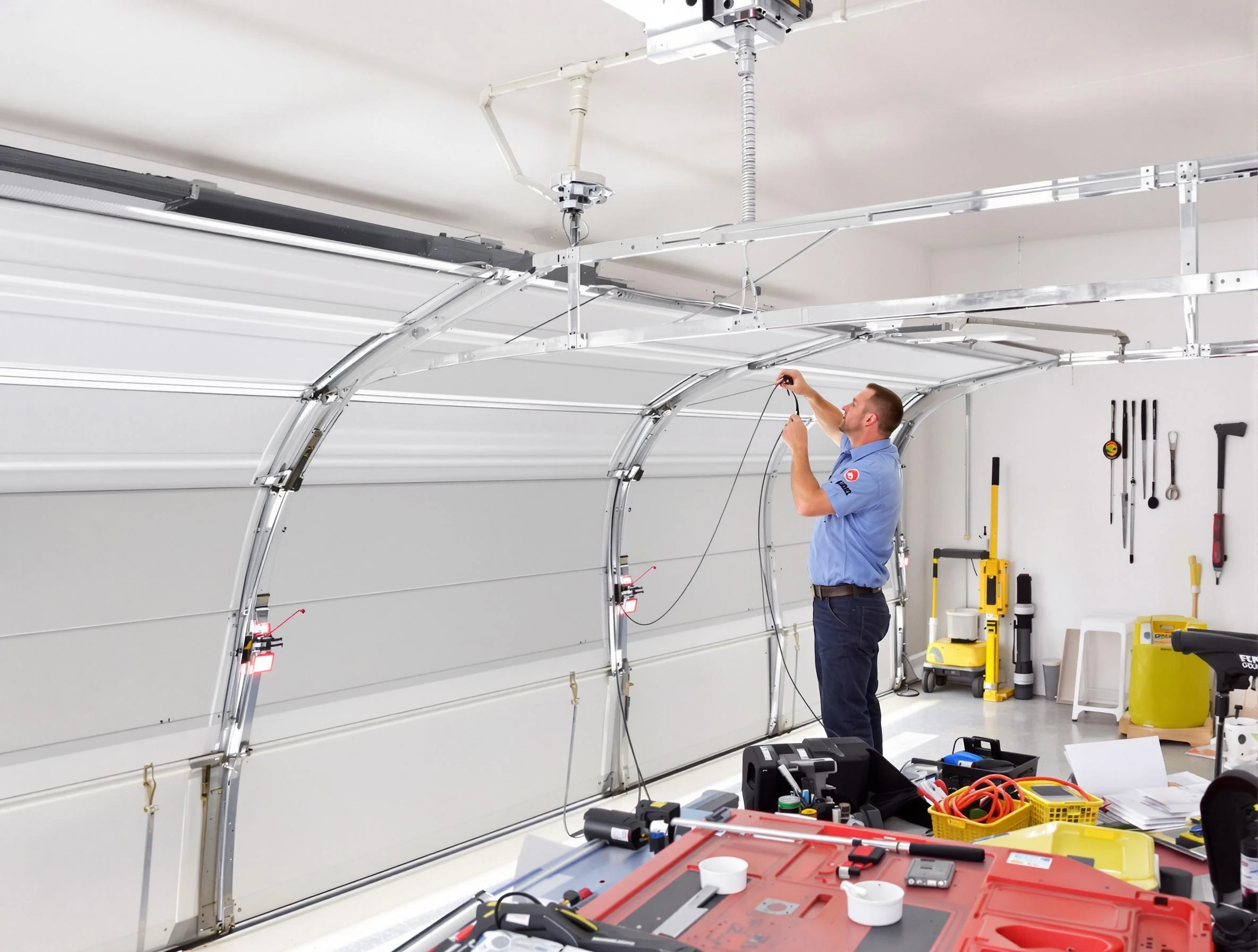 Garage door cable repair service by Grantsville Garage Door Repair in Grantsville